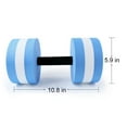 thumbnail image 5 of Manunclaims Aquatic Exercise Dumbbells, Set of 2 Water Dumbells for Water Aerobics Swimming Pool Dumbbells for Exercise, Water Weight High-Density EVA-Foam Pool Fitness, 5 of 8