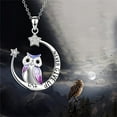 thumbnail image 2 of Birdeem Collier pour Femme en Europe et aux États-Unis Goutte d'Huile avec Diamants Étoile Hibou, 2 of 12