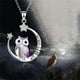 thumbnail image 1 of Collar con Colgante de Búho para Mujer Hjh240117002 | Diseño de Estrella de Diamante con Gotas de Aceite | Joyería de Aleación para Un Uso Cómodo | Accesorio Elegante y Bonito | Regalo para Esposa, N, 1 of 6