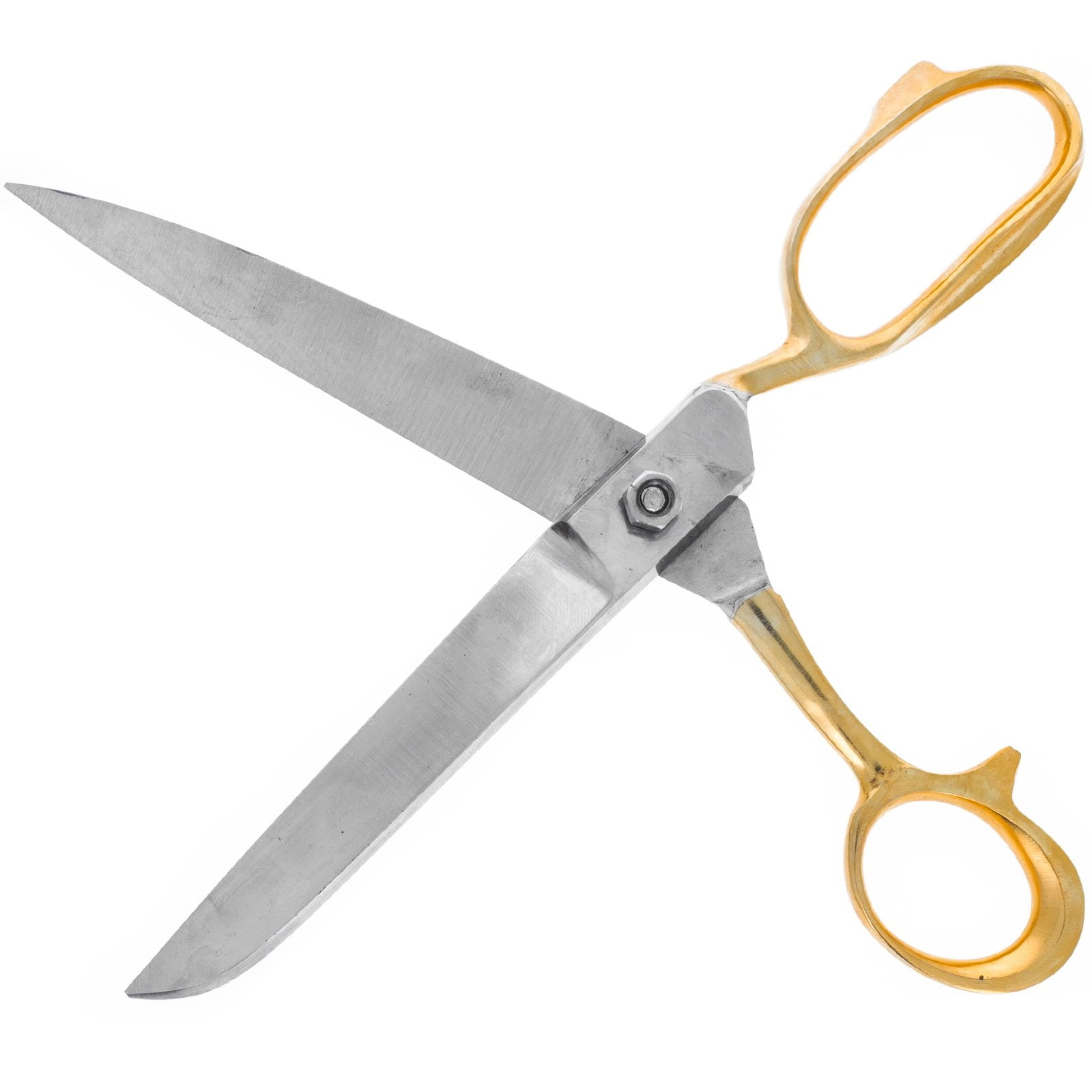 10 Inch ToolTreaux Stainless Steel Heavy Duty Fabric Scissors Sewing Supplies with Gold Handles