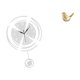 thumbnail image 1 of Reloj De Pared Con Pájaros Dorados, Moderno Adorno Decorativo Para El Hogar, Grandes Números Arábigos, Ligero Y Silencioso, Escultura Acrílica Para Cocina, Estudio, Granja, Escritorio,, 1 of 8