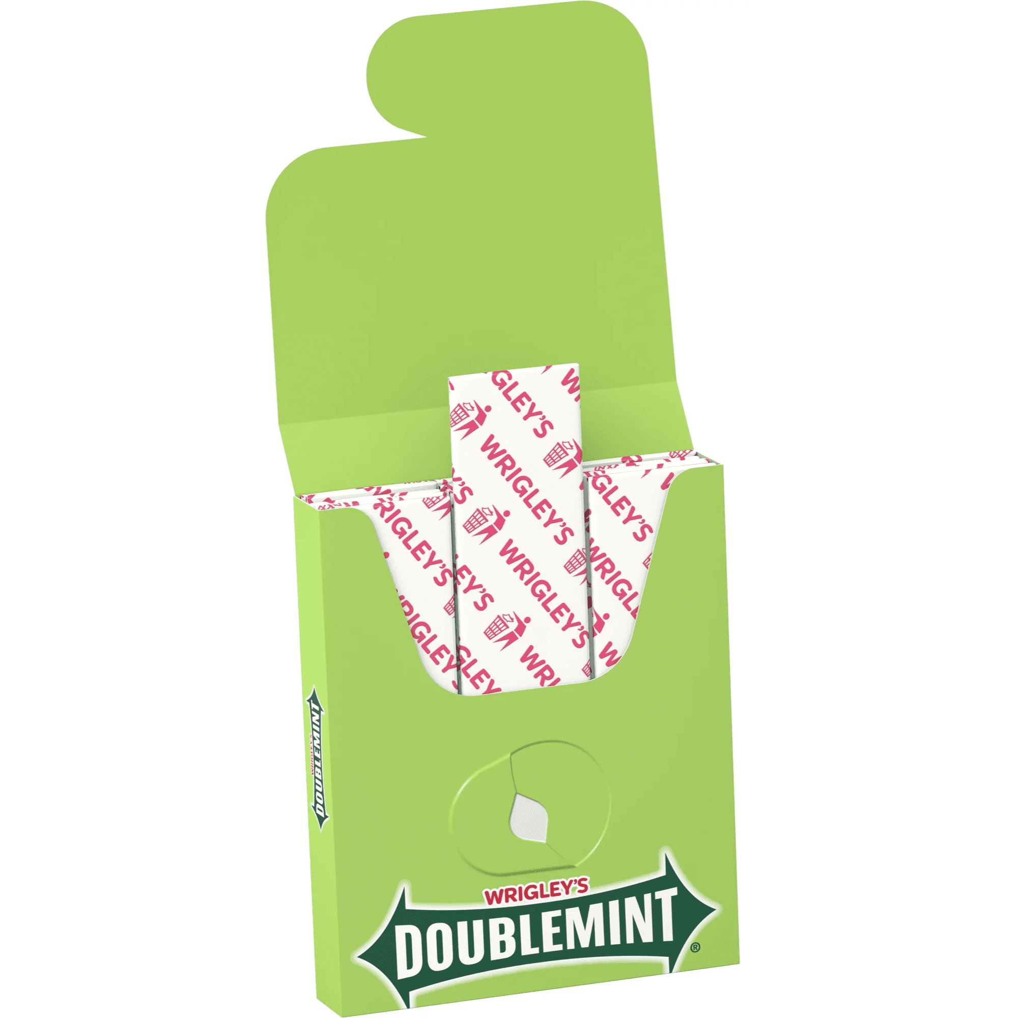 Wrigley Slim Pack Doublemint Chewing Gum 15Pcs Ea. Pack (20 Pack Double Up)