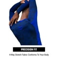 thumbnail image 4 of Hayabusa Ranked BJJ Rash Guard for Men Long Sleeve - Blue, Large, 4 of 6