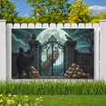 thumbnail image 3 of Grim Reaper Halloween Banner Spooky Hand Full Moon for Haunted House Halloween Party Scary Decoration, 3 of 9
