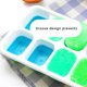 thumbnail image 5 of Batería de Cocina 14 rejillas DIY molde de celosía de hielo moldes de chocolate de silicona con tapa (azul) Wdftyju Libre de BPA, 5 of 6