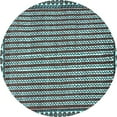 thumbnail image 1 of Ahgly Company Indoor Round Southwestern Light Blue Country Area Rugs, 3' Round, 1 of 4