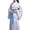 White, variant on Conairie Hanfu Dress Suit for Boys and Girls Chinese Traditional Wide Sleeves Tai Chi Uniform Kids Party Dress Performance Clothing Blue 2-3 Y