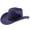 Z34-Navy, variant on LILIYA Mens Classic Western Cowboy Hat Wide Brim UV Sun Protection Suede Headwear Lightweight Comfortable Hat for Outdoor Riding Camping and Daily Casual Wear