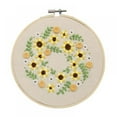 thumbnail image 1 of European-style Flowers DIY Embroidery Ribbon Set Beginners With Embroidery Shed Sewing Kit Cross-stitch Crafts Hand-stitched Decoration, 1 of 5