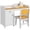 White 784, variant on Kids Desk and Chair Set with Drawer, White MDF Study Desk for Children for Arts and Crafts, Homework, Snack Time, Space Saving Desk for Small Spaces