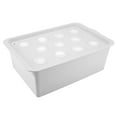 thumbnail image 1 of Soilless Culture Box 11 Holes Hydroponic System Grow Plant Flower Water Soilless Culture Box 110VWhite, US Plug, 1 of 8