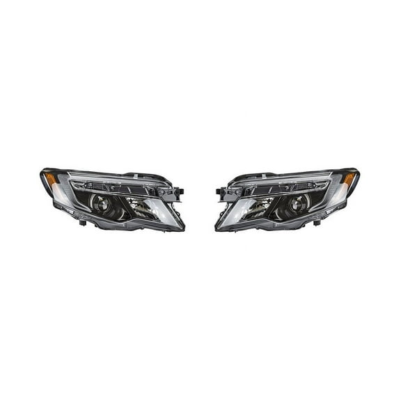 New Pair Of Headlight Fits Honda Ridgeline Black Edition 2017-2019 33100-Tg7-A21