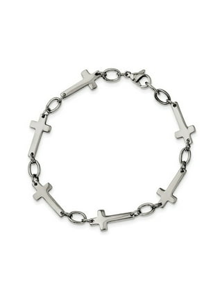 Horizontal cross cheap bracelet