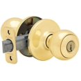 thumbnail image 2 of Kwikset 400P 3 CP Polo Entry Knob, Polished Brass, 2 of 3