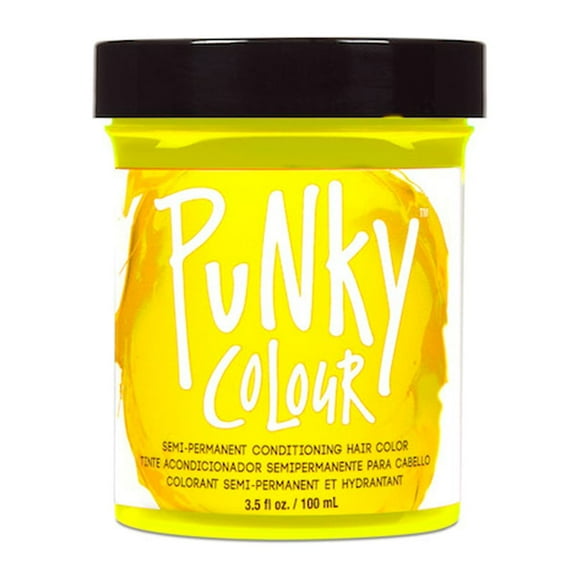 JEROME RUSSELL Punky Color Semi-Permanent Conditioning Hair Color - Bright Yellow