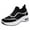 Black, variant on Womens Running Shoes Women's Scrunchback Sneakers, Wide Width Available Yellow,39