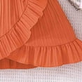 thumbnail image 7 of Girl Dresses Size 10-12 Girls Floral Dress Easter Dresses Sundress Princess Dress Trendy Spring Summmer Outfit Fashion Cothes #Orange 6-7 Years, 7 of 7