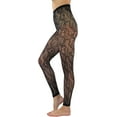 thumbnail image 4 of ToBeInStyle Women's Footless Honey Perfune Fishnet Tights - Black, 4 of 7