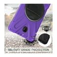 thumbnail image 3 of KIQ Shield Series for Samsung Galaxy Tab A 8.0 Case 2018 , Shockproof 360 Rotatable W/ Kickstand Hand Strap Shoulder Cover for Galaxy Tab SMT387v Tab A Verizon Case 8.0 SM-T387 [Purple], 3 of 9