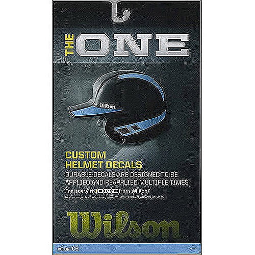 Wilson The One baseball batting custom helmet decal stickers Columbia