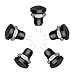 thumbnail image 3 of Larcele 8mm Mini Push Button Switch Waterproof Momentary Metal DIY Switch JSANKG-16,5 Pieces(Black), 3 of 4