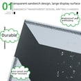 thumbnail image 2 of Foldable 6-Page Expandable Music Score Holder for Piano & Instruments - Durable Steel Sheet Organizer for Musicians, Students & Teachers - A4 Size Portable Practice Accessory with Clear View Design, 2 of 4