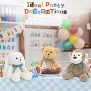 MaoGoLan 8-Packs 12.6 Soft Bulk Stuffed Animals Assorted Animals Plush Toy Set with Teddy Bear, Monkey, Panda, Bunnies,Dog, Cat