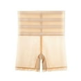 thumbnail image 3 of Daznico Womens Underwear - High Waist Lace Lifting Postpartum Shaping Panties Breathable Sheer Mesh Women's Boyshorts for Abdomen Control - Panties for Women,Color:Beige,Size:3XL, 3 of 6