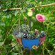 thumbnail image 2 of high quality Metal Umbrella Hanging Planter, Wall-Mounted Wall Art Hanging Fence Planter Basket, Vintage Flower Pot for Garden, 2 of 5