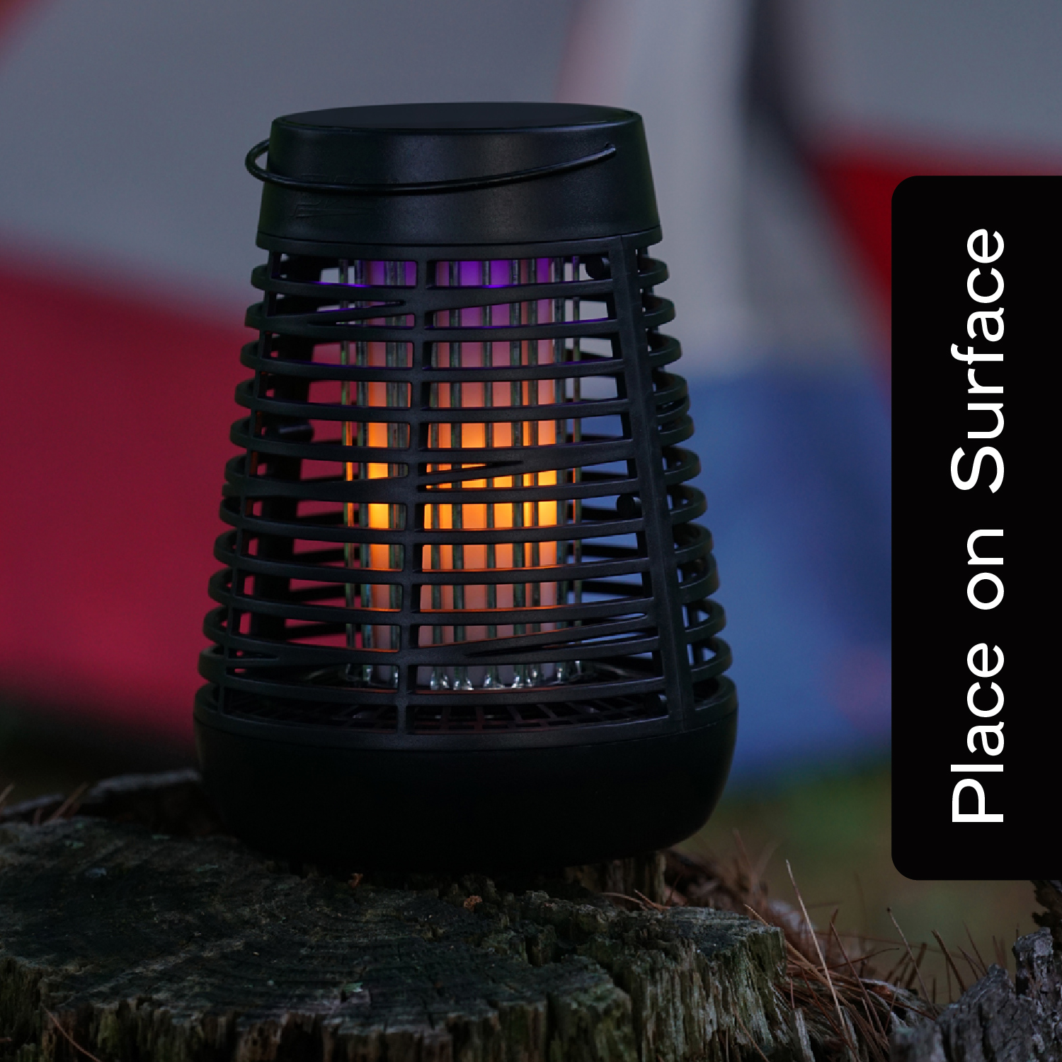PIC Solar Portable Bug Zapper Torch, Black photo 5