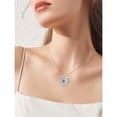 thumbnail image 3 of CACA LADY I Love You Necklace 100 Languages Projection Necklace 925 Sterling Silver Mother Daughter Pendant Necklace jewelry Romantic Gifts for Mom Women Birthday Mothers Day, 3 of 6
