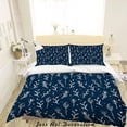 thumbnail image 2 of 3D Blue Moon Star Plants Quilt Cover Set Bedding Set Duvet Cover Pillowcases, 2 of 3