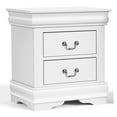 thumbnail image 2 of Furniture of America Vrai Transitional 2-Drawer Adult Nightstand, White, 2 of 7