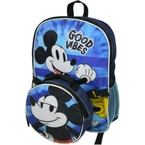 Fast Forward Mickey Mouse 16" Backpack with Lunch Bag