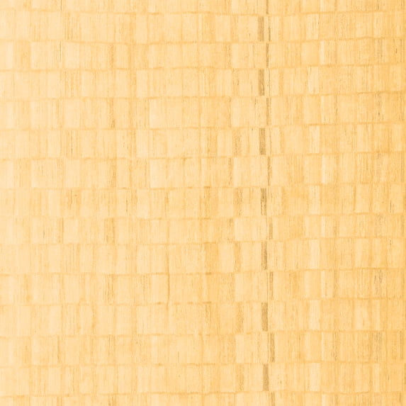 Ahgly Company Indoor Square Solid Brown Modern Area Rugs, 8' Square