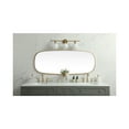 thumbnail image 4 of Elegant Decor Metal Frame Oval Mirror 24x60 Inch in Brass, 4 of 10