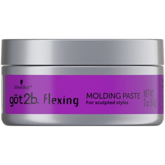 got2b Flexing Molding Paste, Medium Hold Hair Styling for Men & Women, 2 oz