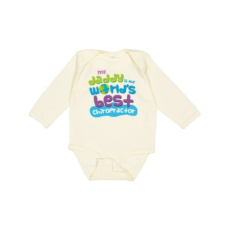 

Inktastic World’s Best Chiropractor Daddy Gift Baby Boy or Baby Girl Long Sleeve Bodysuit