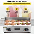 thumbnail image 2 of Plancha eléctrica comercial VEVOR 30 pulgadas 3000W, 2 of 5