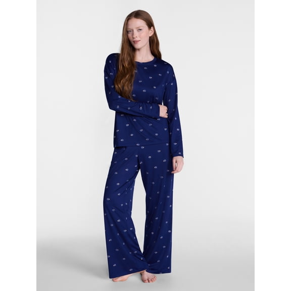 Joyspun Women's Dreamy Soft Collection Sleep Top and Pants, 2-Piece Set, Sizes XS-3X