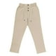 thumbnail image 5 of Pantalones largos para hombre, de lino, holgados, transpirables, de color liso, estilo playero, con botones, 5 of 7