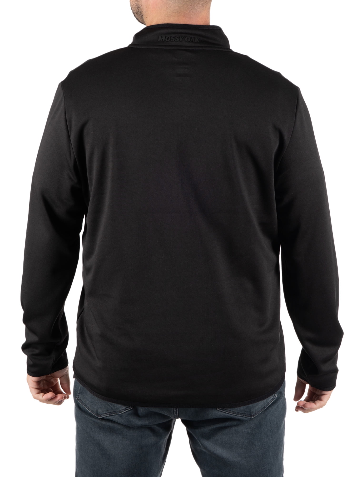 Mossy Oak Men's Fleece Quarter Zip Pullover Sweatshirt, Sizes S-2XL