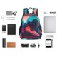 thumbnail image 4 of Disketp Colorful Surreal Landscape Mochila Ligera e Impermeable, Mochila de Día Resistente para Viajes, Senderismo y Uso Diario para Hombre y Mujer, 4 of 7