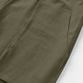 thumbnail image 6 of Men's Casual Linen Cargo Shorts, Trousers, Joggers Elastic Waist Drawstring Relaxed Fit Loose, Quick Dry Breathable Lightweight Multi Pocket, Beach Vacation Gym Workout Hiking, 6 of 8