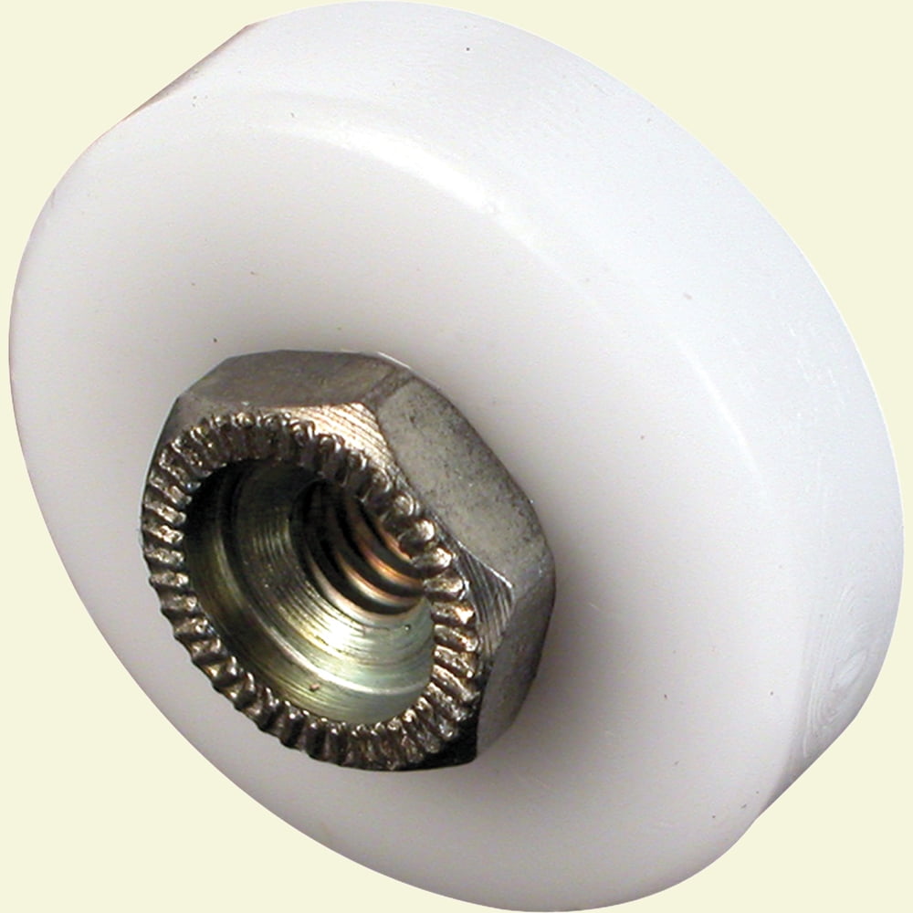 Slide-Co 3/4 in., Flat Roller Ball Bearing Tub Enclosure with Threaded Hex Hub (Pack of 2)