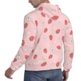 thumbnail image 6 of Goofa Floral Strawberr for Men's Hooded Sweatshirt - Lightweight Pullover Hoodie with Kangaroo Pocket, Perfect for Everyday Wear-XX-Large, 6 of 7