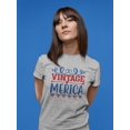 thumbnail image 2 of Vintage Merica T-Shirt Women -Image by Shutterstock, Female 3X-Large, 2 of 4