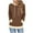 Brown, variant on Nxznwn Hoodies for Women Lightweight Long Sleeve Pullover Sweatshirt Loose Fit Color Block Tunic Tops with Pockets