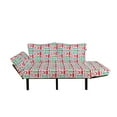 thumbnail image 2 of Fox Futon Couch, Scandinavian Style Woodland Animals Pattern Flourishing Spring Petals Illustration, Daybed with Metal Frame Upholstered Sofa for Living Dorm, Loveseat, Multicolor, by Ambesonne, 2 of 4