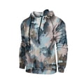thumbnail image 6 of Camo Gym Hoodies for Men Vintage Graphic Gym Sweatshirts for Men Long Sleeve Pullover Kangaroo Pocket Blue 2XL, 6 of 7